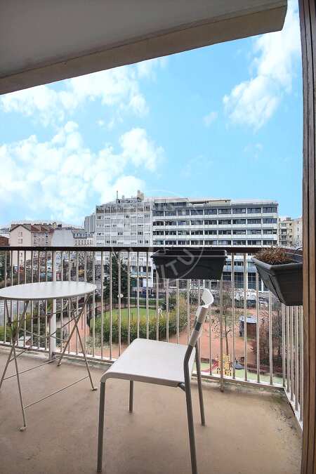Varanda Apartamento mobilado - 50m²  - 2 quartos - Plaisance / Pernety - Paris