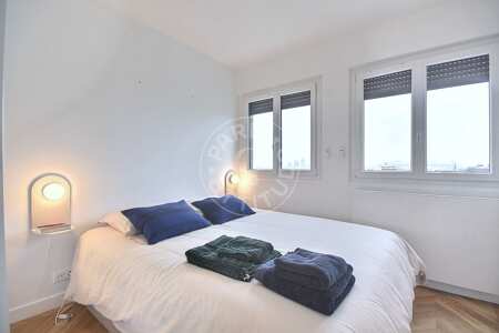 Schlafzimmer Möblierte wohnung - 39m²  - 1 Zimmer - Jules Joffrin - Mairie du 18ème - Paris