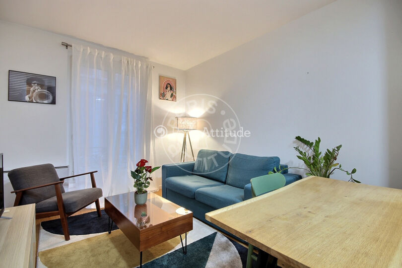 Furnished 1 bedroom - Paris 75018 - 15031