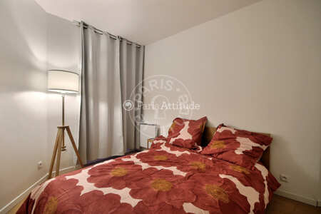 Bedroom Furnished apartment - 45m²  - 1 bedroom - Jules Joffrin - Mairie du 18ème - Paris