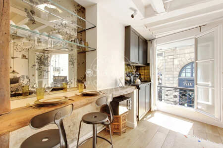 Cozinha Quitinete mobilado - 34m² - Saint-Germain - Paris