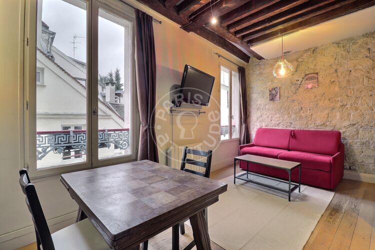 Living room - Furnished studio - Paris 75005 - 15037