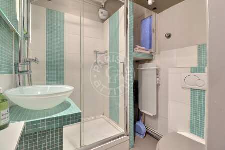 Badezimmer Möblierte studio - 24m²  - Place Monge - Paris