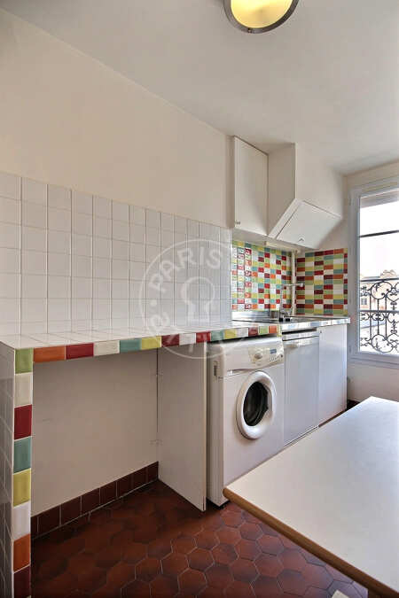 Küche Möblierte wohnung - 35m²  - 1 Zimmer - Montparnasse - Paris