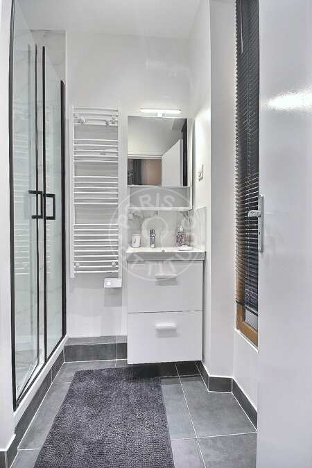 Badezimmer Möblierte wohnung - 30m²  - 1 Zimmer - Riquet - Paris