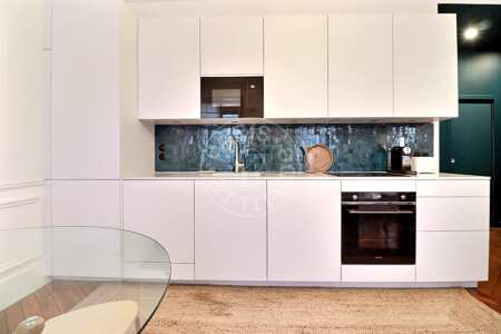 Cozinha Apartamento mobilado - 51m²  - 2 quartos - Notre-Dame de Lorette - Paris