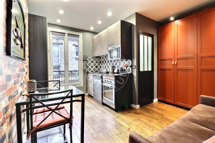 Wohnzimmer - Möblierte Studio - Paris 75019 - 15044