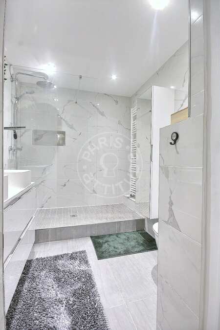 Casa de banho Apartamento mobilado - 92m²  - 3 quartos - Jardin des Plantes - Paris