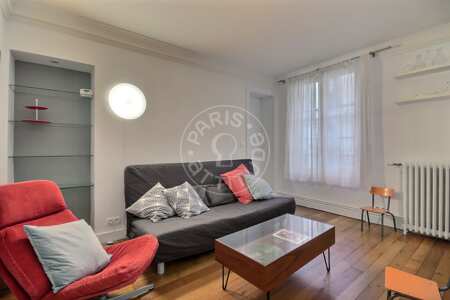 Wohnzimmer Möblierte wohnung - 34m²  - 1 Zimmer - Sacré-Cœur - Paris