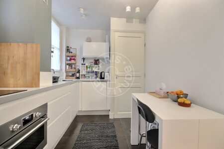 Küche Möblierte wohnung - 34m²  - 1 Zimmer - Sacré-Cœur - Paris