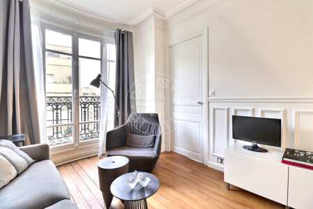 Sala Apartamento mobilado - 35m²  - 1 quarto - Montmartre / Place des Abbesses - Paris
