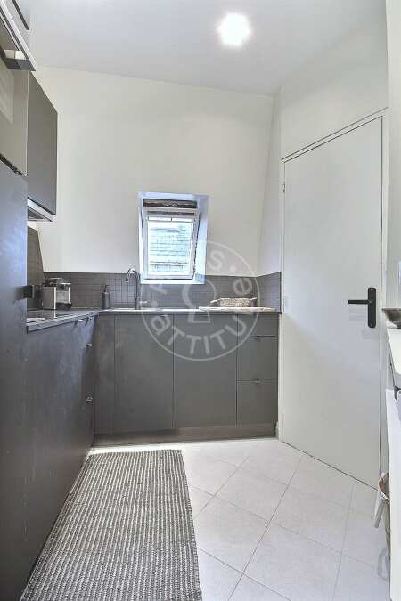 Cuisine Appartement meublé - 27m²  - 1 chambre - Jules Joffrin - Mairie du 18ème - Paris
