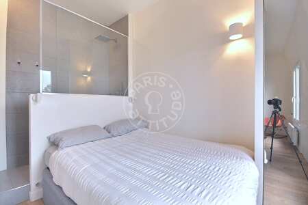 Chambre Appartement meublé - 27m²  - 1 chambre - Jules Joffrin - Mairie du 18ème - Paris