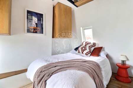 Schlafzimmer Möblierte wohnung - 33m²  - 1 Zimmer - Poissonnière - Paris