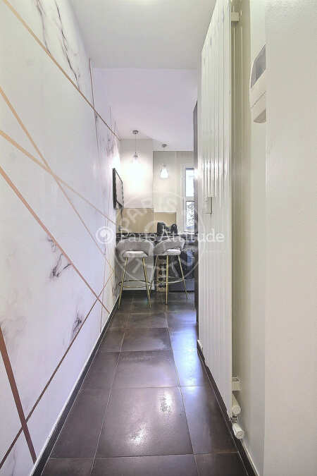 Kitchen Furnished apartment - 46m²  - 1 bedroom - Triangle d'Or - Paris