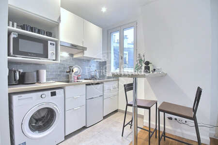 Cozinha Apartamento mobilado - 28m²  - 1 quarto - Montmartre / Place des Abbesses - Paris