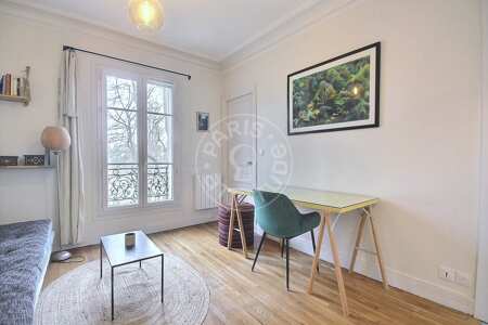 Wohnzimmer Möblierte wohnung - 34m²  - 1 Zimmer - Canal de l'Ourcq - Paris