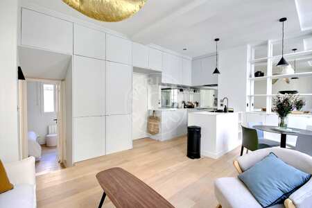 Sala Apartamento mobilado - 30m²  - 1 quarto - Centre George Pompidou - Paris