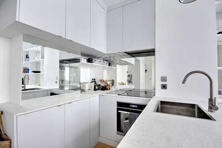 Cozinha Apartamento mobilado - 30m²  - 1 quarto - Centre George Pompidou - Paris
