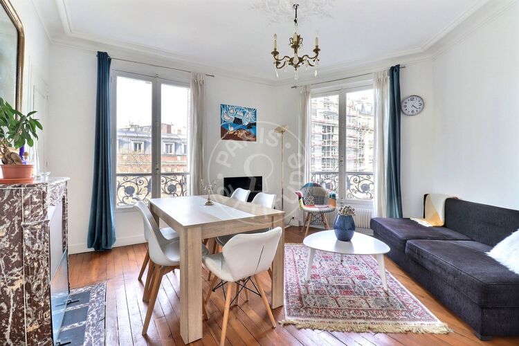 Sala - 2 quartos mobiliado - Paris 75016 - 15068