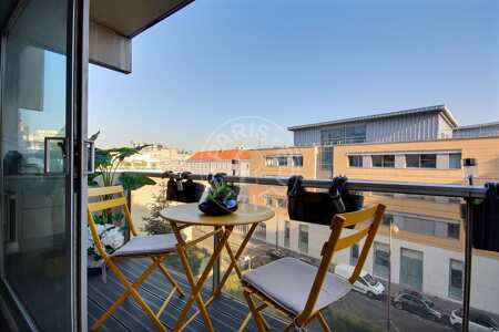 Varanda Apartamento mobilado - 51m²  - 1 quarto - Convention - Paris