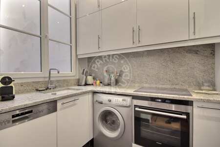 Cocina Piso amueblado - 55m²  - 1 dormitorio - Ledru-Rollin - París