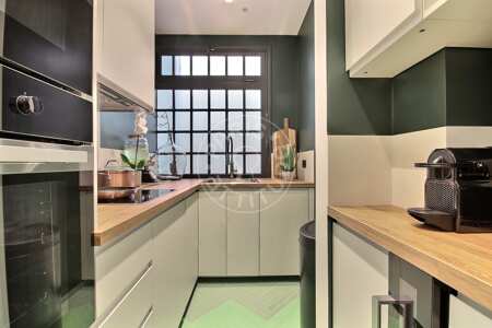 Cuisine Appartement meublé - 60m²  - 2 chambres - Neuilly-sur-Seine