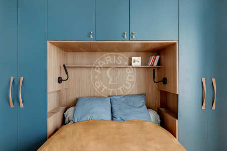 Camera da letto Appartamento arredato - 37m²  - 1 locale - Guy Môquet - Parigi