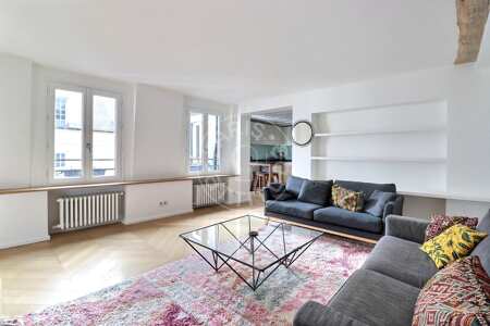 Salotto Appartamento arredato - 62m²  - 2 locali - Saint-Paul - Parigi