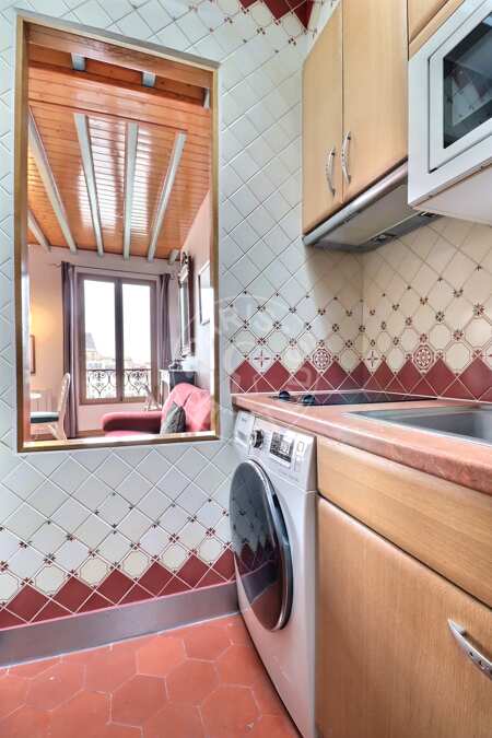 Küche Möblierte studio - 33m²  - Ile Saint-Louis - Paris