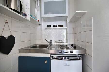 Küche Möblierte studio - 18m²  - Convention - Paris