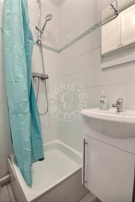Badezimmer Möblierte studio - 18m²  - Convention - Paris
