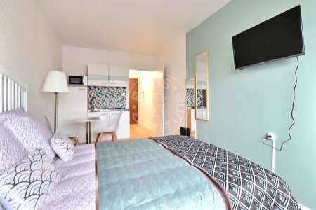 Sala Quitinete mobilado - 18m²  - Auteuil - Paris
