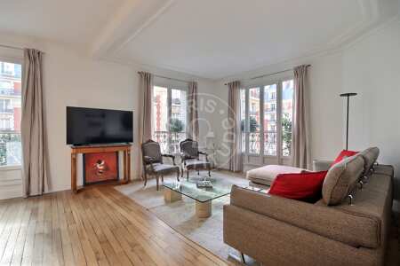 Salon Appartement meublé - 61m²  - 1 chambre - Neuilly-sur-Seine