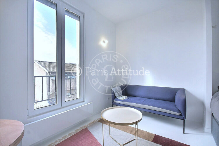 Salón - Estudio amueblado - París 75018 - 15094