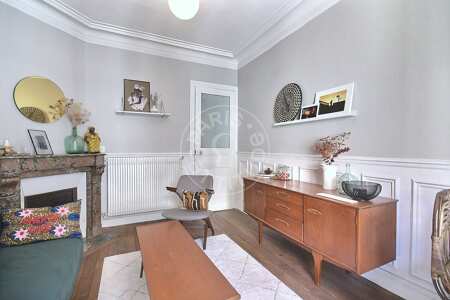 Salotto Appartamento arredato - 35m²  - 1 locale - Jules Joffrin - Mairie du 18ème - Parigi
