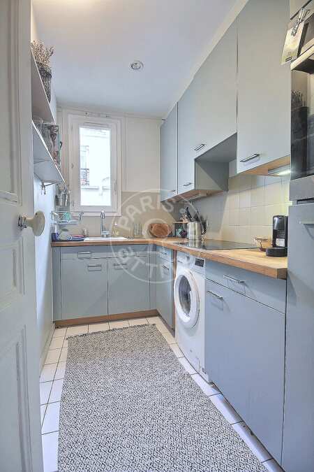 Cucina Appartamento arredato - 35m²  - 1 locale - Jules Joffrin - Mairie du 18ème - Parigi