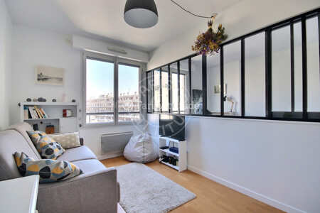 Wohnzimmer Möblierte wohnung - 30m²  - 1 Zimmer - Boulogne-Billancourt