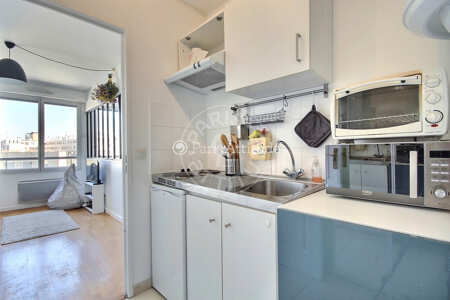 Küche Möblierte wohnung - 30m²  - 1 Zimmer - Boulogne-Billancourt