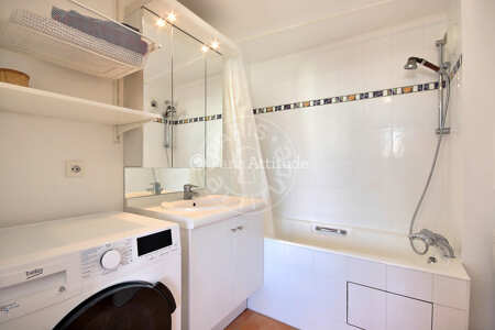 Badezimmer Möblierte wohnung - 30m²  - 1 Zimmer - Boulogne-Billancourt