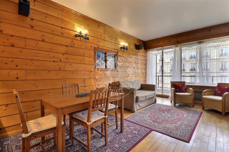 Living room - Furnished 1 bedroom - Neuilly-sur-Seine 92200 - 15108