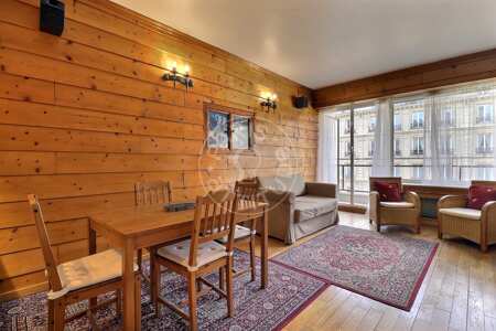 Sala Apartamento mobilado - 41m²  - 1 quarto - Neuilly-sur-Seine