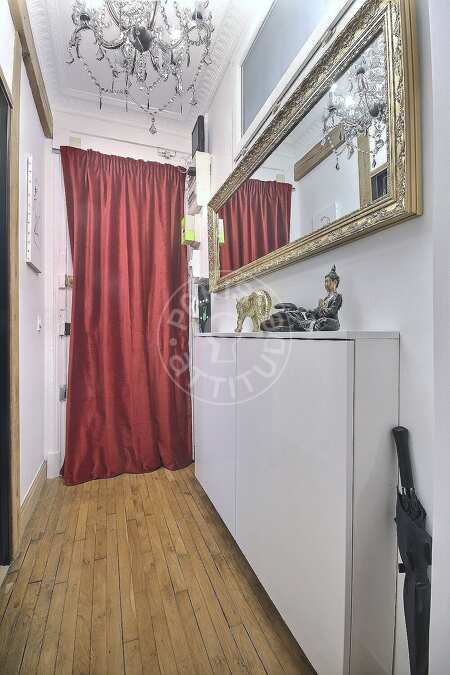 Entrada Estudio con alcoba amueblado - 39m²  - Montsouris - París