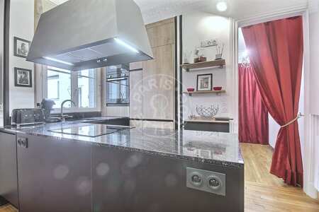 Cocina Estudio con alcoba amueblado - 39m²  - Montsouris - París