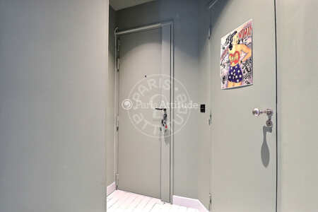 Entrance Furnished apartment - 47m²  - 1 bedroom - Poissonnière - Paris