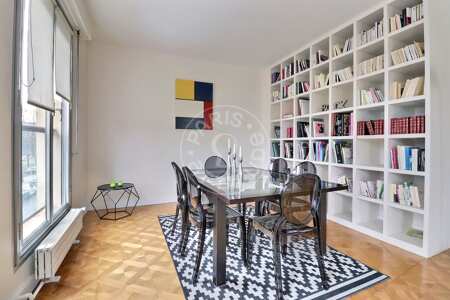 Comedor Piso amueblado - 134m²  - 3 dormitorios - Invalides - París