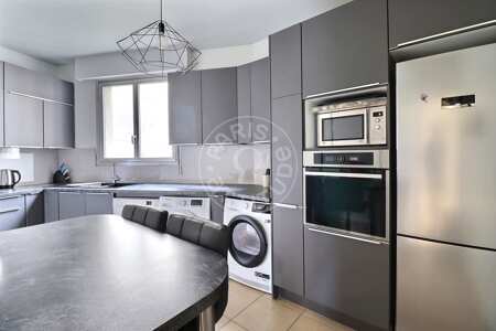 Cocina Piso amueblado - 134m²  - 3 dormitorios - Invalides - París