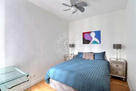 Schlafzimmer Möblierte wohnung - 37m²  - 2 Zimmer - République - Paris
