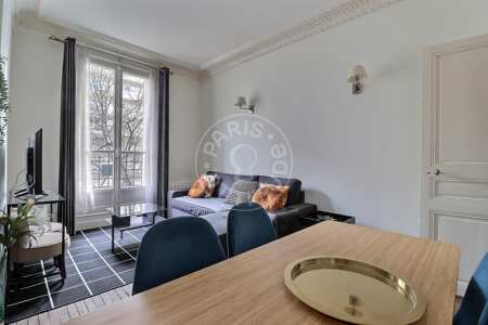 Salón Piso amueblado - 40m²  - 1 dormitorio - Plaisance / Pernety - París