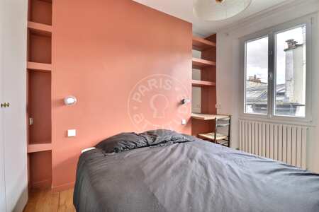 Camera da letto Appartamento arredato - 39m²  - 1 locale - Montorgueil - Parigi